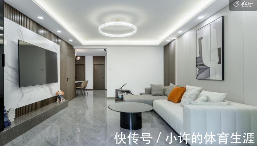 重点|现代简约风打造三居室,高级灰做为主色,时髦又前卫