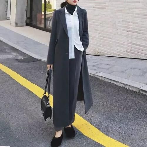 圆圆|长风衣这样穿？小个子这么搭秒变170！女神范满满