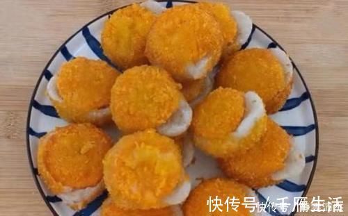 用糯米粉创作了一道甜点,出锅老公竖大拇指,孩子搂着一盘吃不够