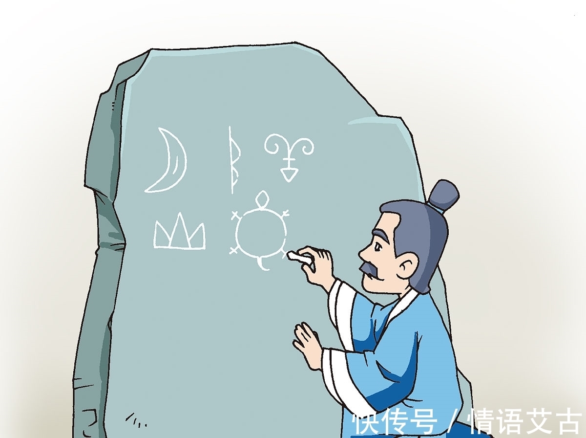 甲骨文$彝族文字与甲骨文相似不是巧合,两者为同源文字,夏朝开始分化