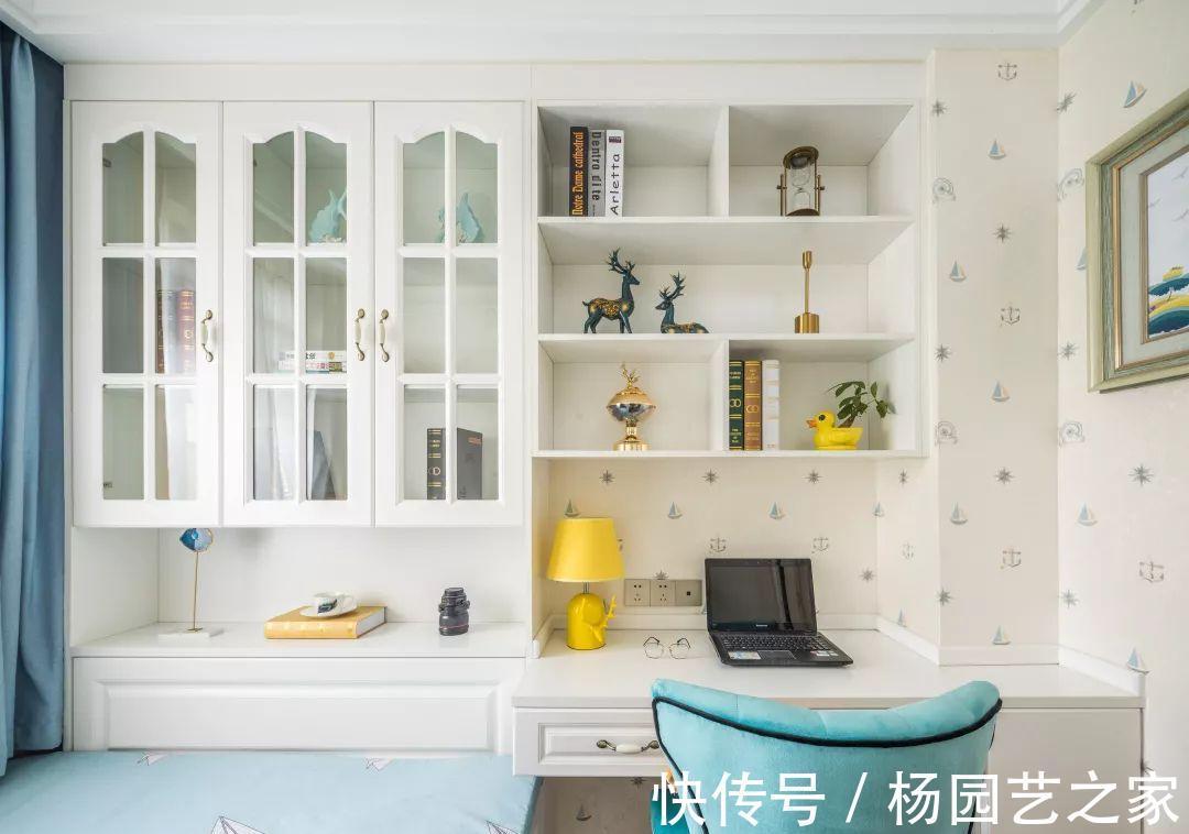 电视背景墙|107平欧式小三居,整体大气又别致,小户型也不输气质!