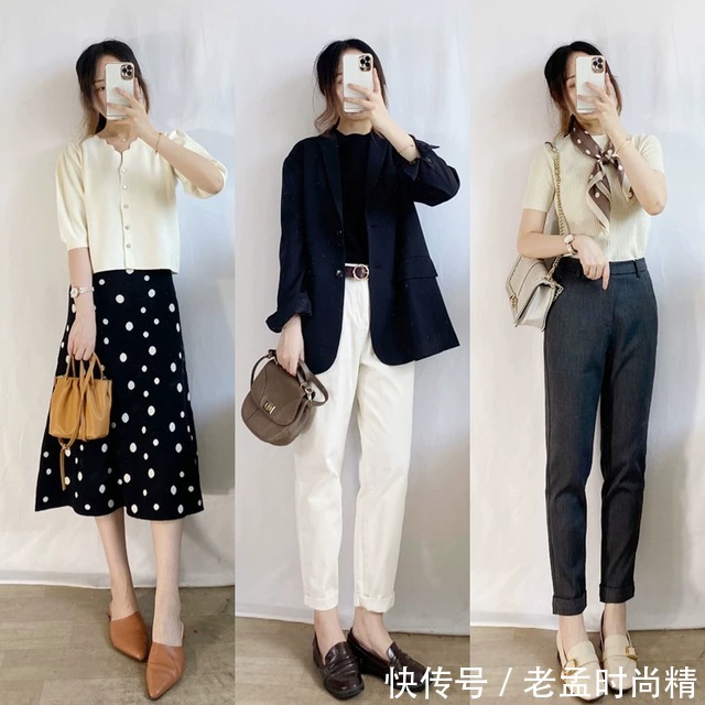 秋季 简单利落的职场穿搭!这些穿搭简单干净有气场,干练稳重又温柔