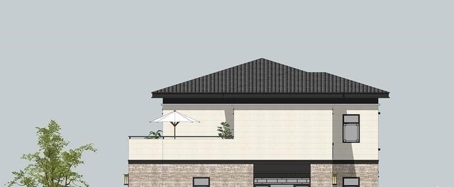 庭院|别墅设计两层新中式别墅太棒,不仅带两个露台,庭院还十分巴适!