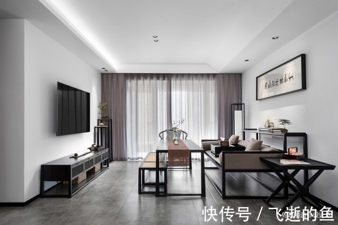 新中式|二居室143平米新中式