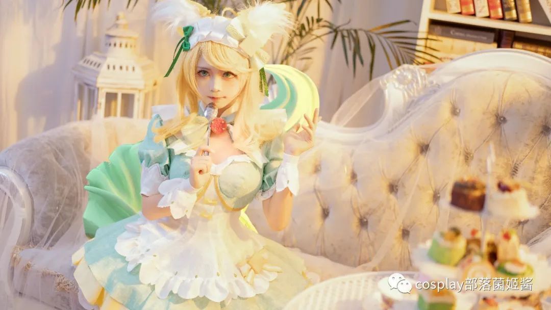 cos:王者荣耀妲己女仆咖啡cos正片@封忱