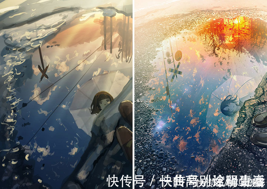 艺术家们@27个初稿与成品对比照,前后差距太大,网友:这是同一副画吗