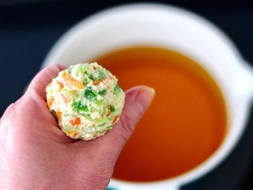 蔬菜丸子这样做，比肉丸子还好吃，外酥里嫩真过瘾