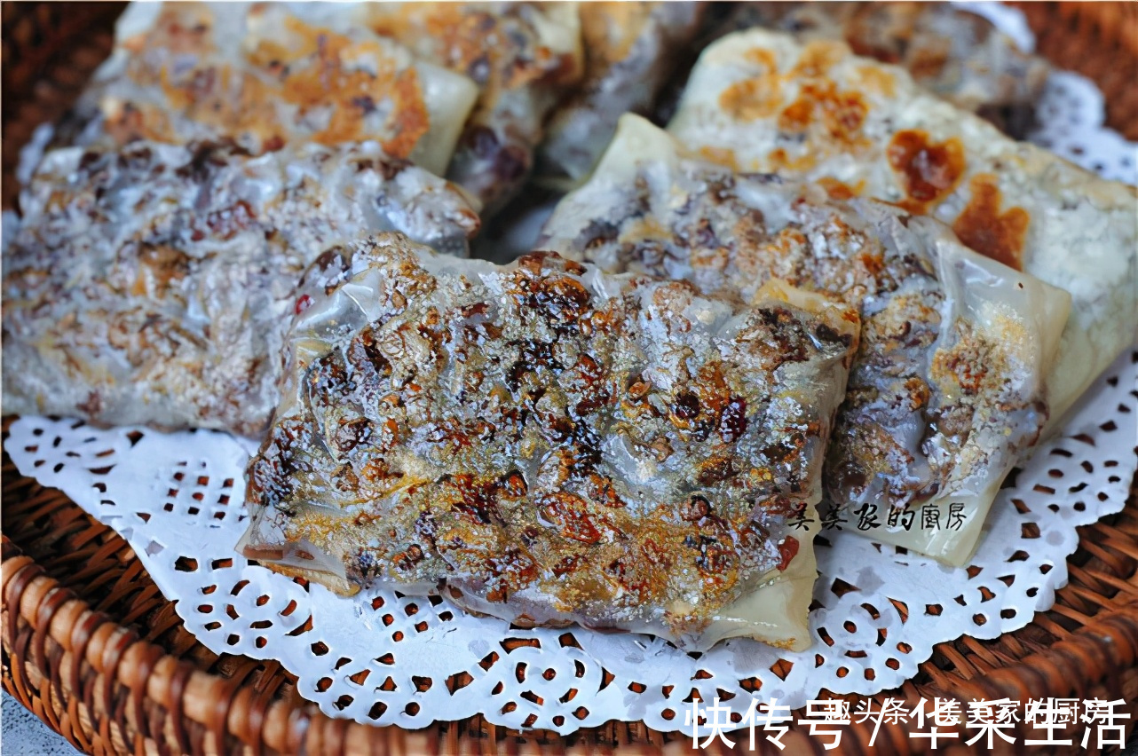 糯米红豆|早餐吃此物，胜过10个肉包子！煎一煎就出锅，又香又糯好解馋！