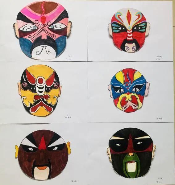  中学|羲城中学英才部举行戏曲脸谱画展