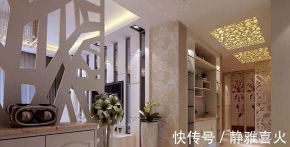 颜色|常见的玄关吊顶造型设计,玄关吊顶装修要注意的原则,干货很实用