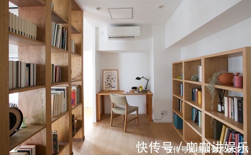 小户型|日本63㎡教科书式装修,不要电视墙改装置物架,挤出一间书房用