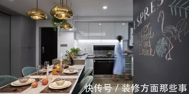 装修风格|100平现代简约风三居室,清新不失活力,优雅中带着精致