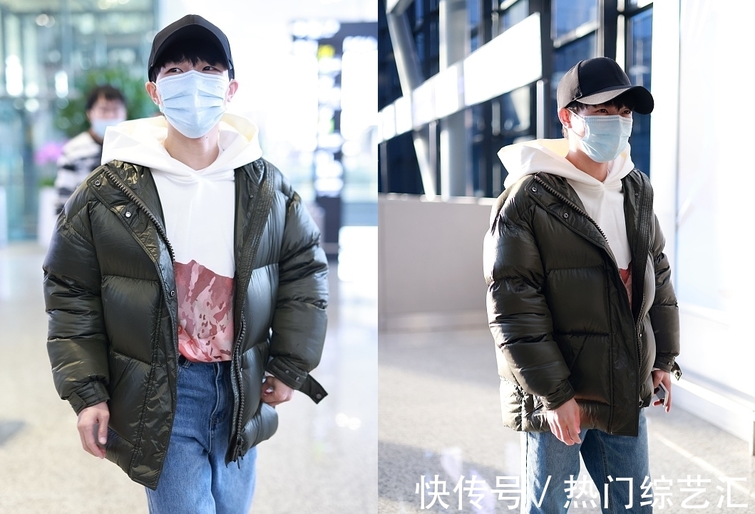 棉服 周深虽然不是很高,不过穿搭好有范,橘色卫衣配长外套,简约帅气
