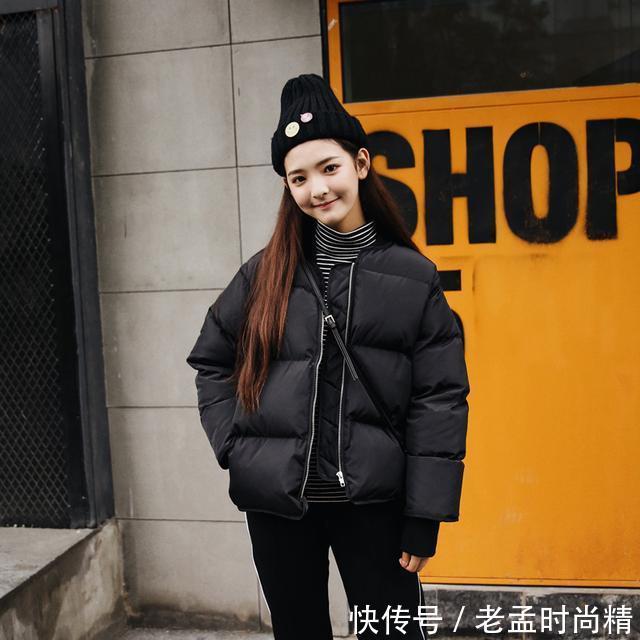 棉衣 街拍当道,棉衣外套让你美出屏