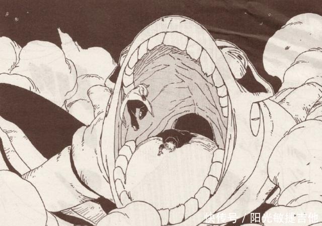 大筒|博人传漫画48话大筒木一式袭击木叶,果心居士逃过一劫!