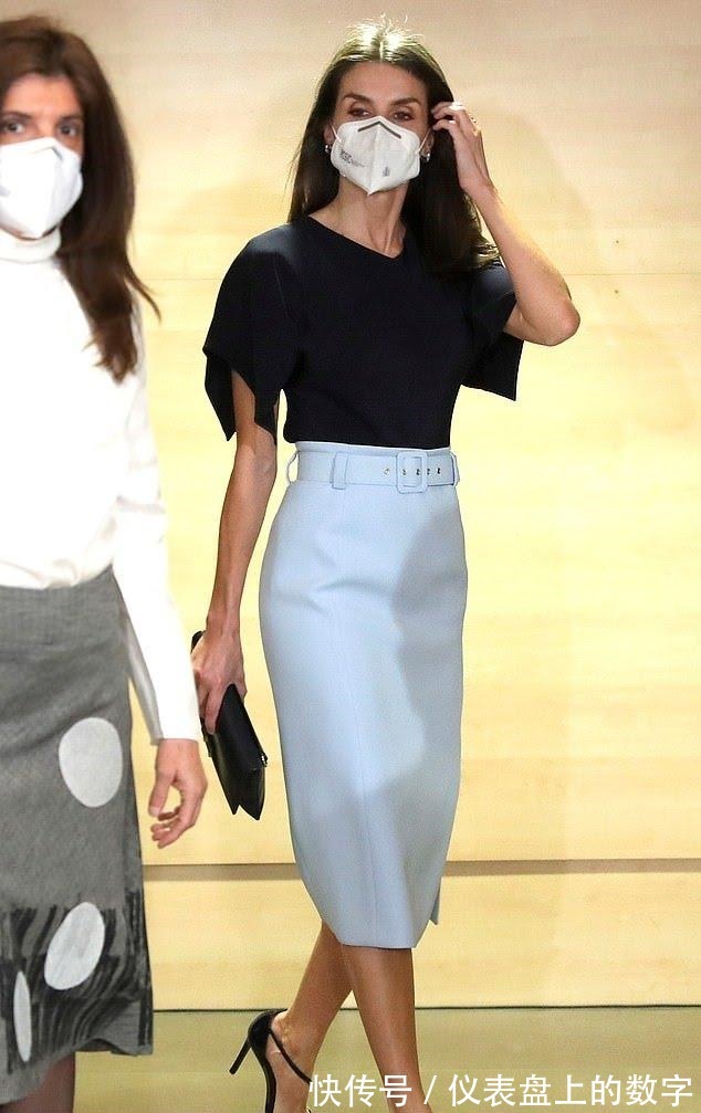 铅笔裙 西班牙王后、瑞典王妃和丹麦王妃看中同一条铅笔裙,搭配方式各异