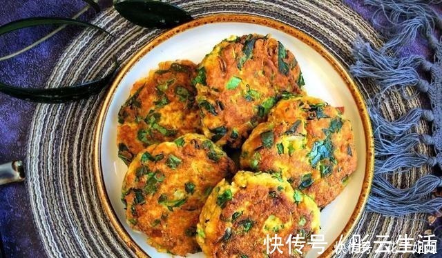 蔬菜饼|小基数减脂多吃它，低脂低卡，营养高口感好，5分钟就能做好！