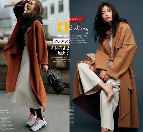 大衣内搭毛衣谁不会？日网教你搞懂配色与款式，才能得体与精致