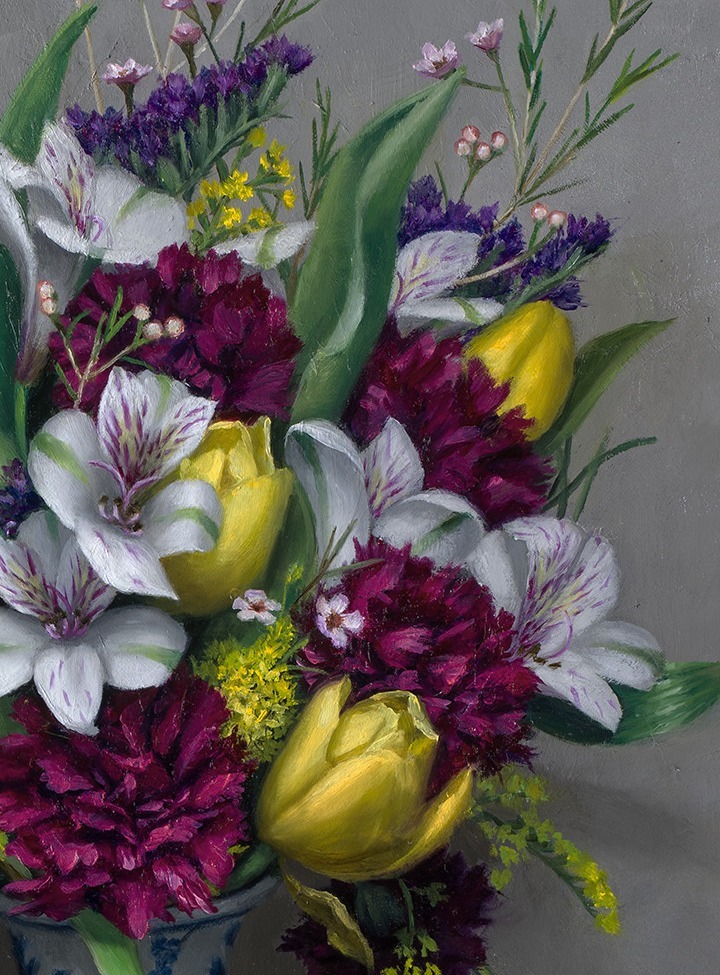 花卉|这位美国女艺术家笔下的花卉,魅力色彩,栩栩如生!