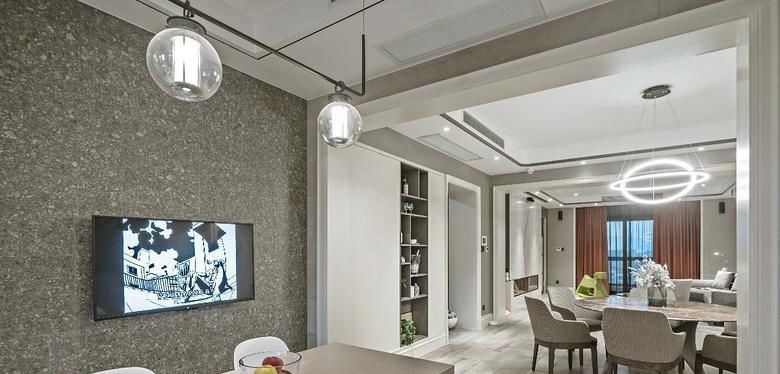 大空间|她家220㎡,面积大还好看,室内高级灰有质感,简约设计干净大气