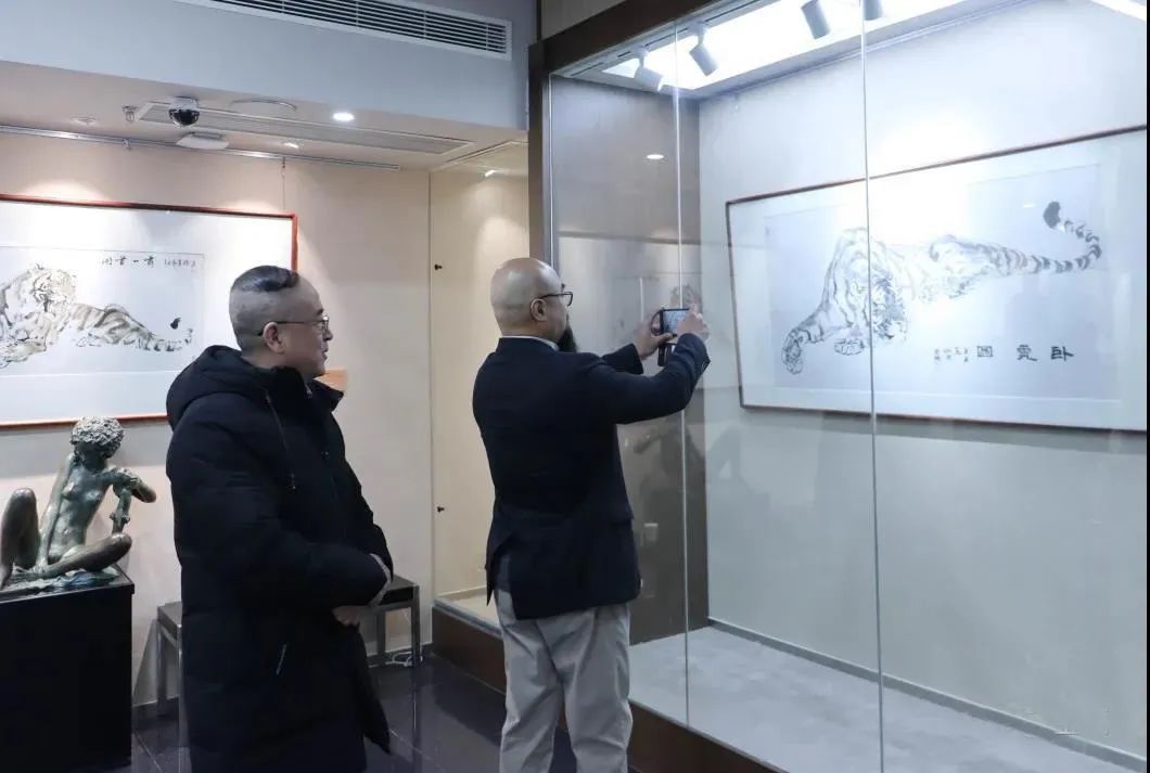 美术家协会#“虎虎生气——何业琦中国水墨画展”在陶氏艺术馆温暖开幕