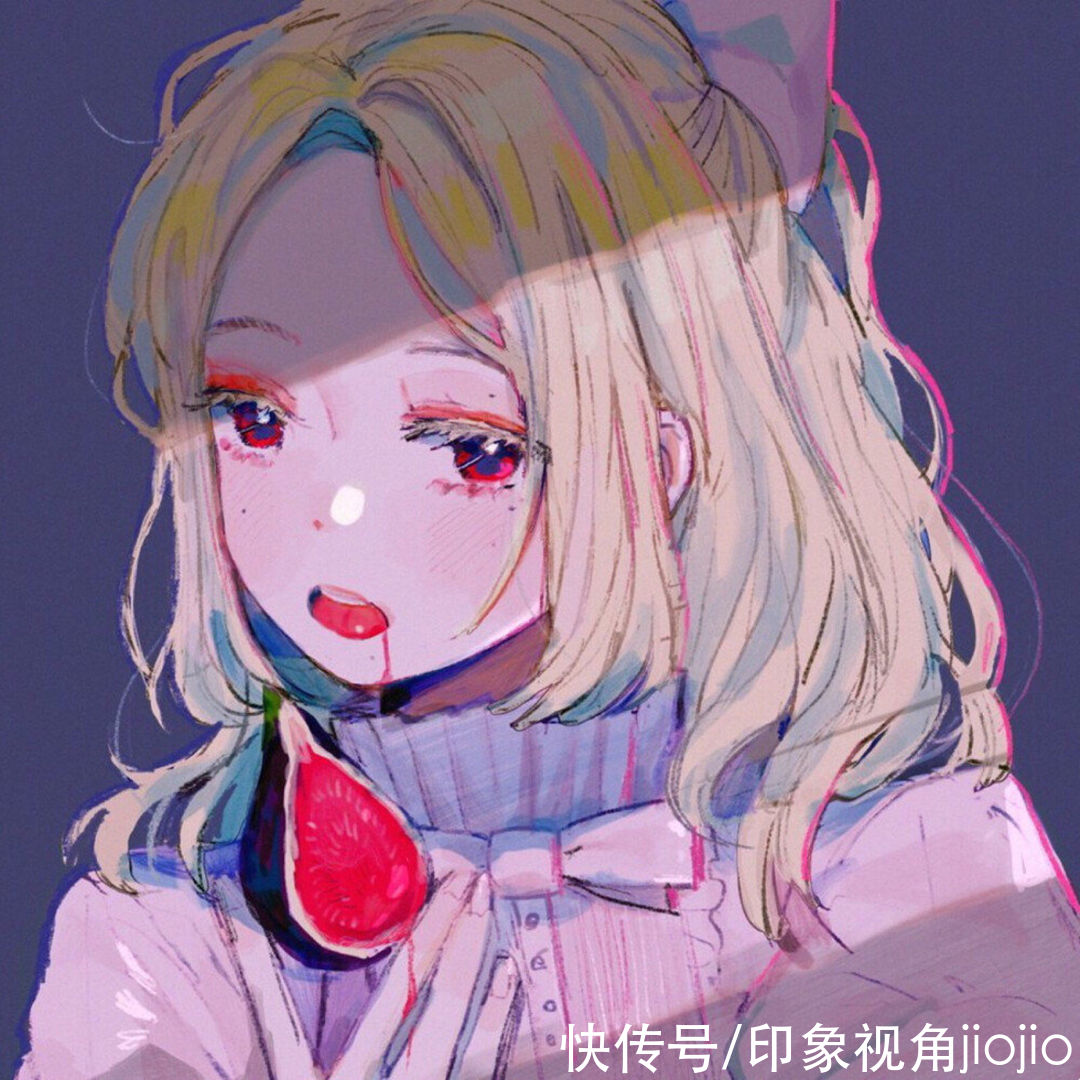 小故事$超可爱的元气少女系列板绘插画，透着青春的味道