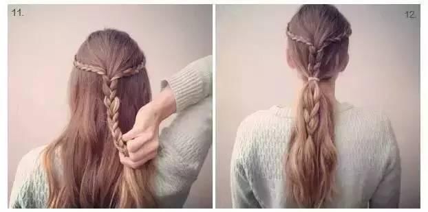 教你怎么把编发盘发弄的美美哒