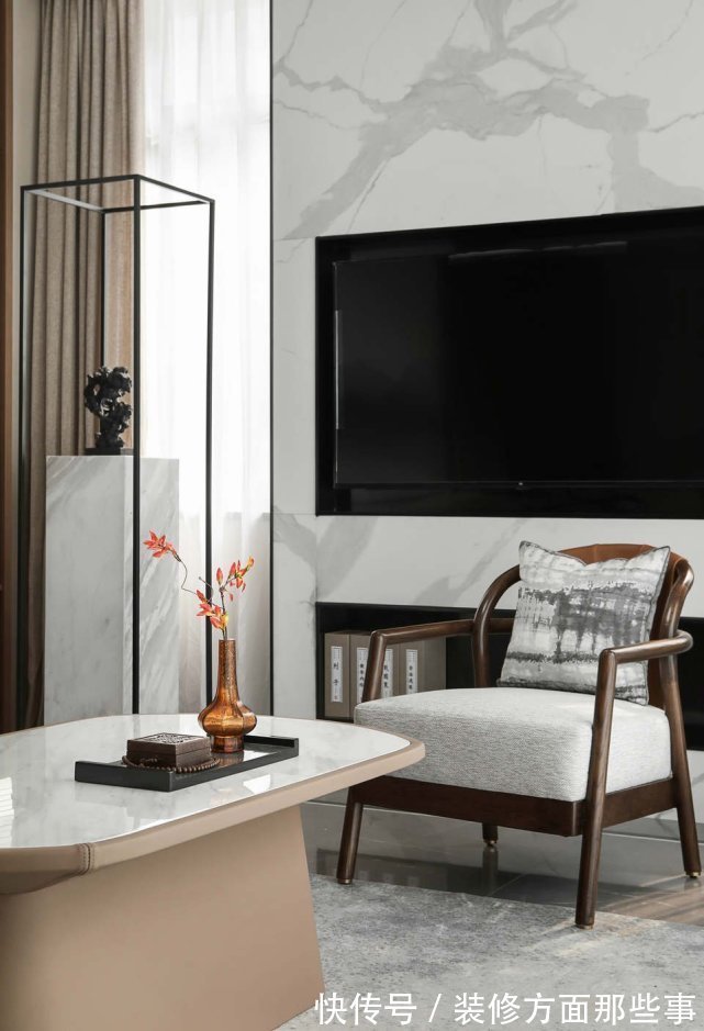 卧室|169平以东方人的“留白”美学观控制节奏,尽显大家风范