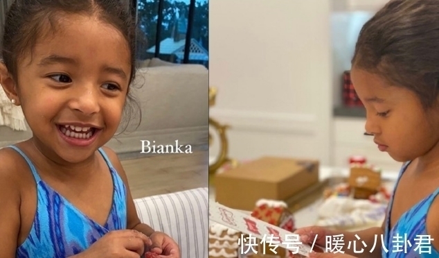 科比|复制粘贴！瓦妮莎晒三公主萌照，笑起来真像老大，太可爱了
