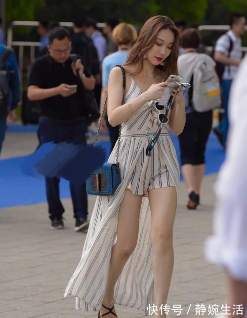 窗帘布 美女就是穿块窗帘布都好看,高级感学不来