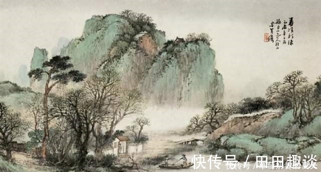 水墨|海派艺术家大家吴石仙经典水墨山水画作品欣赏