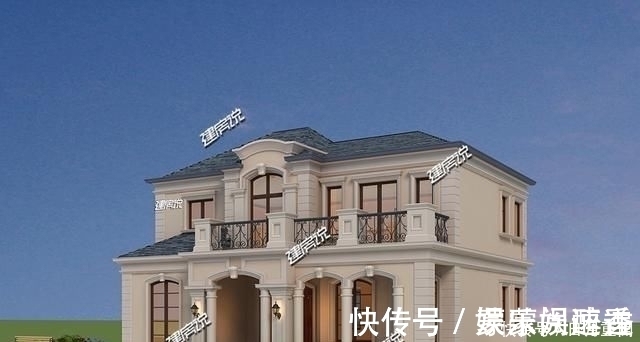 施工队|准备在农村建房预算20万左右的,看看这款法式别墅,准没错
