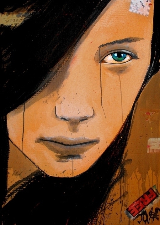 滴墨画&澳大利亚艺术家路易·乔弗的滴墨画,美得很特别!