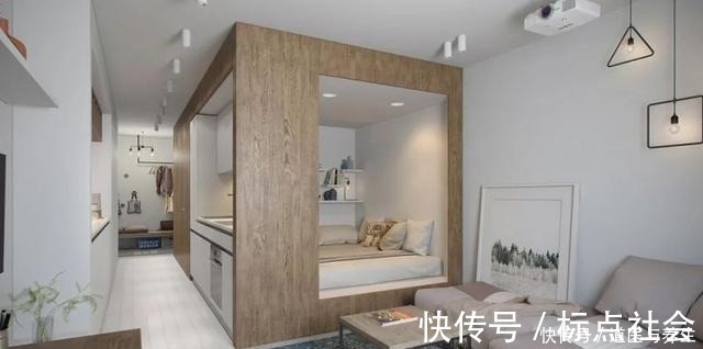 公寓|女孩独居29㎡小户型,一平米都不敢浪费,卧室仅有一张床大小!