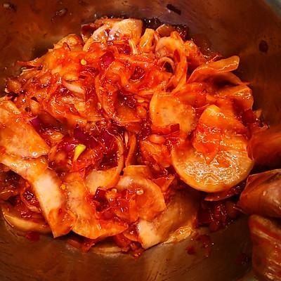 低盐无油韩式辣萝卜#暖冬酱在手,嗨吃部队锅#