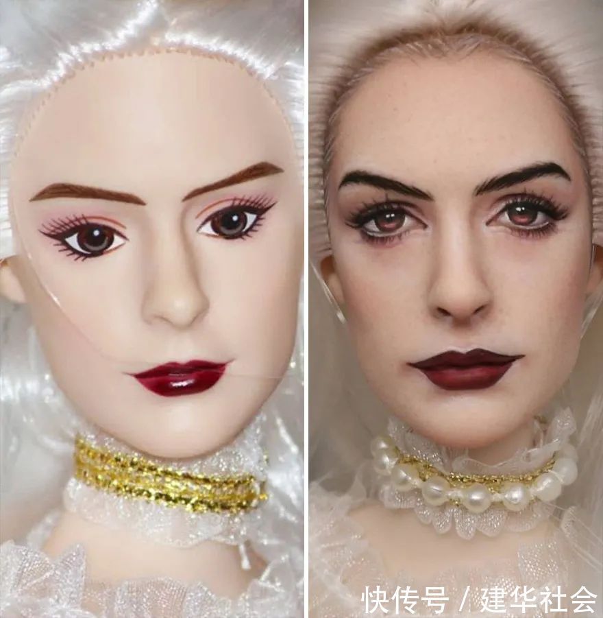 化妆师|奇葩的化妆师,把娃娃都画成了真人,网友:服了