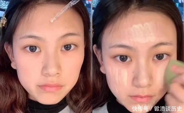 女生最干净的妆容是如何养成的?网友:没有痘痘的脸太美了吧!