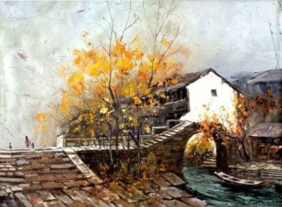 画幅$这两位大师笔下的秋色,梦幻迷离,思念无限