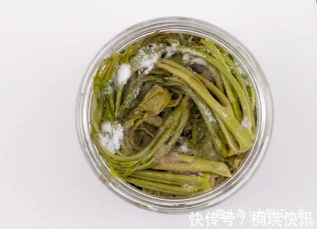 这才是腌香椿的正确做法！香椿颜色翠绿，随吃随取，放一年不会坏