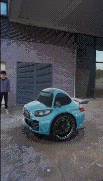 |搞笑GIF趣图姑娘,为了考驾照,你是费尽了心思啊!