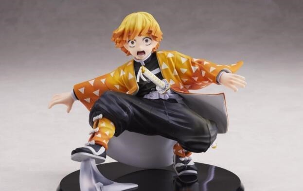 向前方|鬼灭之刃:我妻善逸手办来袭,半觉醒帅到没朋友,脚滑太可爱