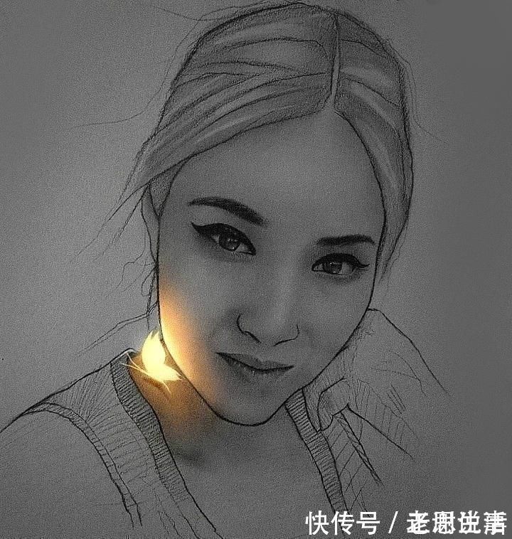 笔刷@素描会发光想要画出这种效果,其实只需几分钟