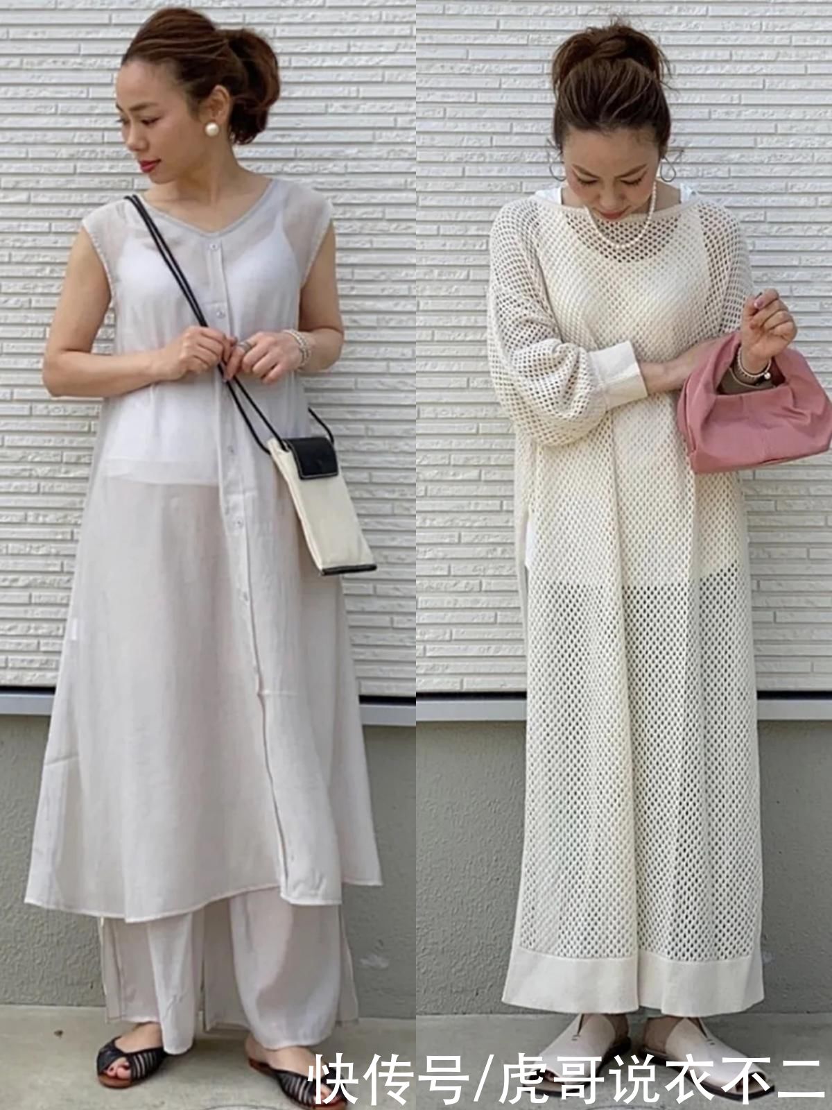 日本中年矮个主妇的初夏穿搭，没有恨天高和大牌，简单优雅又气质