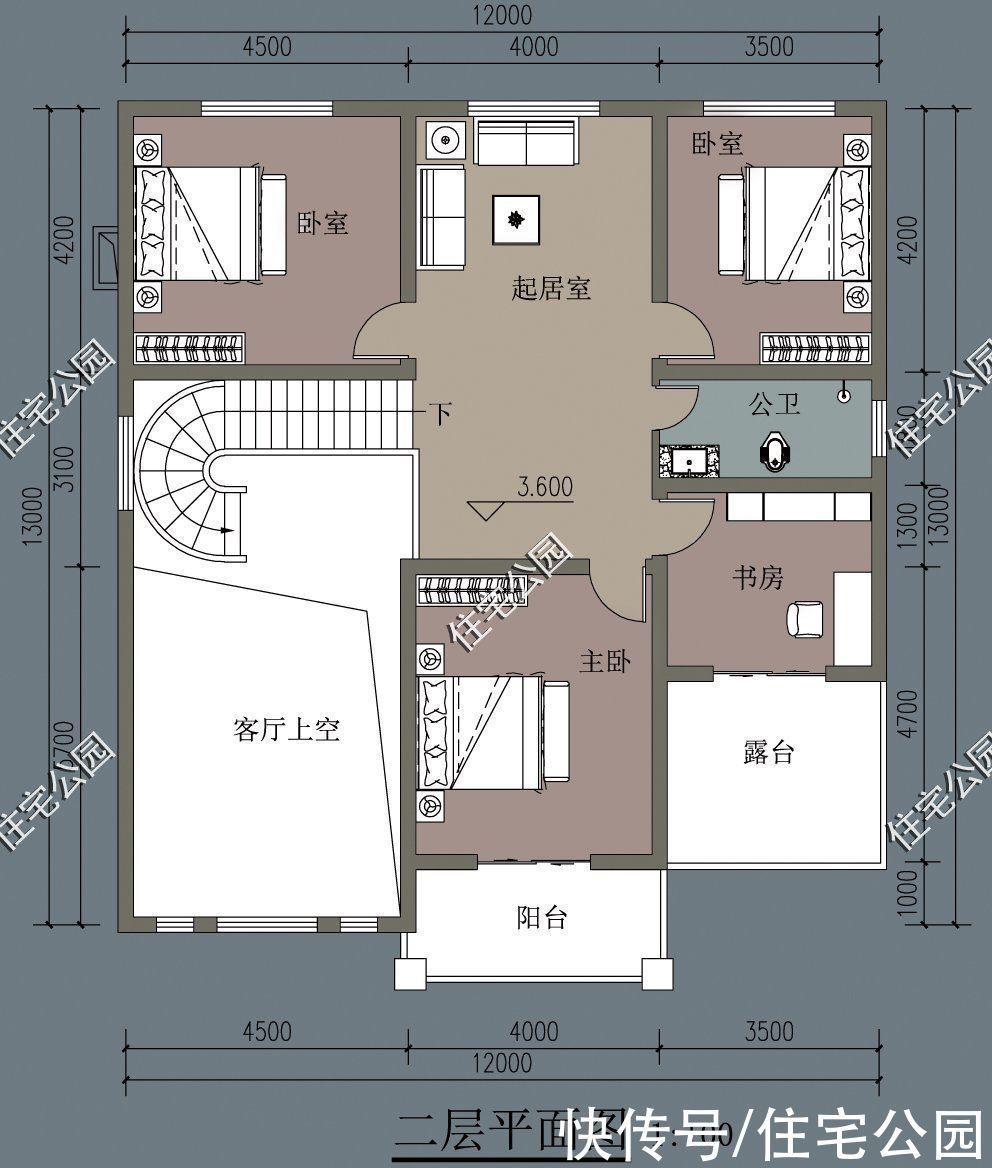 4卫|10套柴火灶户型推荐，实用性不输城里小区房，尤其是第6套太美了