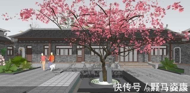 游廊!他花了69万,在村里建造了一座四合院,完工后,邻居都羡慕了