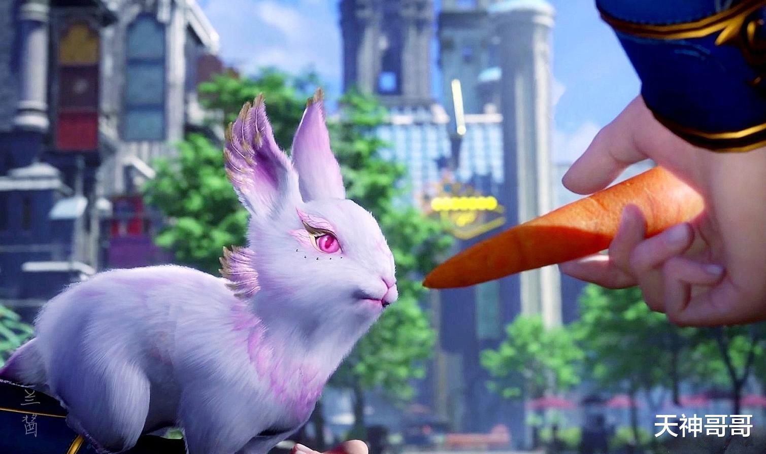 斗罗:唐三化身“奶爸”给兔子喂胡萝卜,千万别打开弹幕,全是人才!
