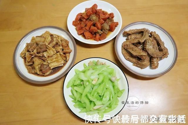 儿子不在家，80后两口的晚餐，有荤有素，网友：简单吃也很满足