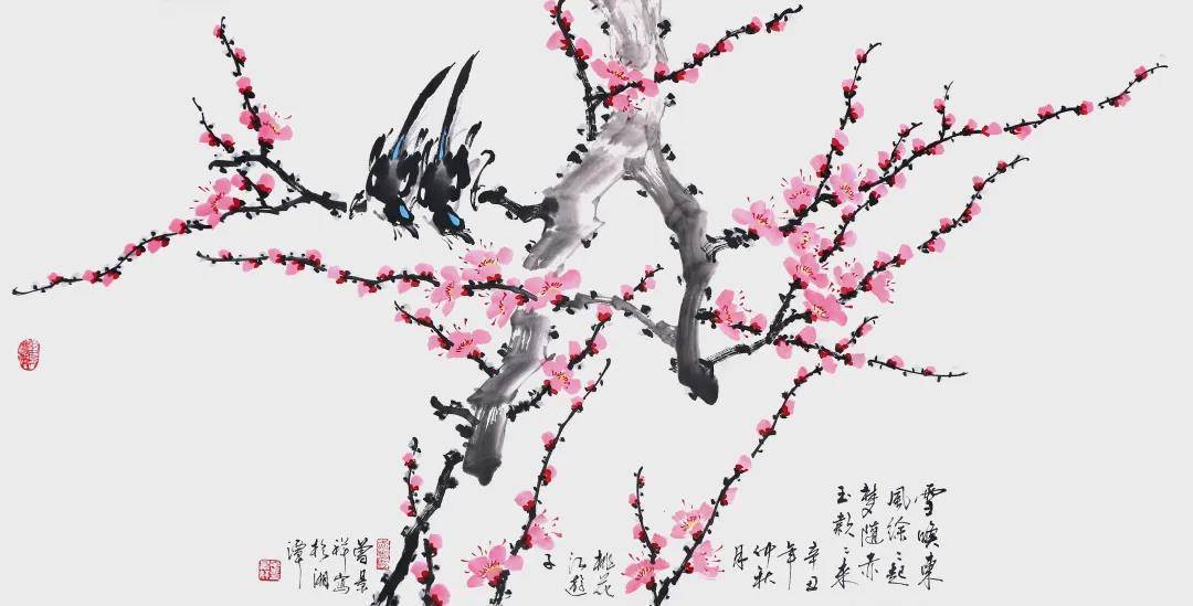 湘潭师范学院!翰墨丹青展风采——画家曾景祥花鸟画作品欣赏