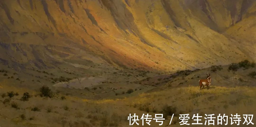 卢伯克$大卫·格里芬的风景油画高清图，放大看，更迷人