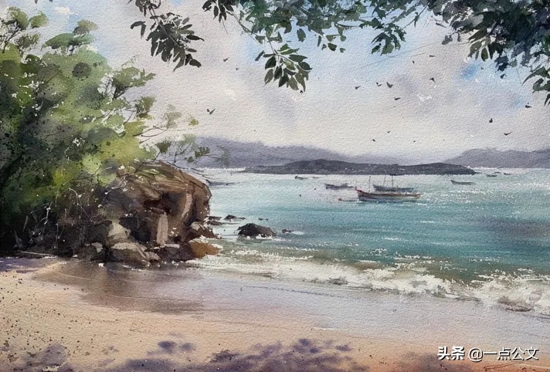 艺术家|流淌的水彩原来是这样的：充满活力与动感